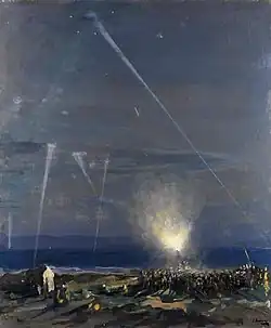 Береговая оборона 18-фунтовыми зенитками,  , Tyneside, 1917