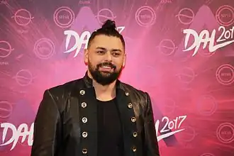 Йоци Папаи на венгерском отборе A Dal 2017