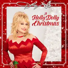 Обложка альбома Долли Партон «A Holly Dolly Christmas» (2020)