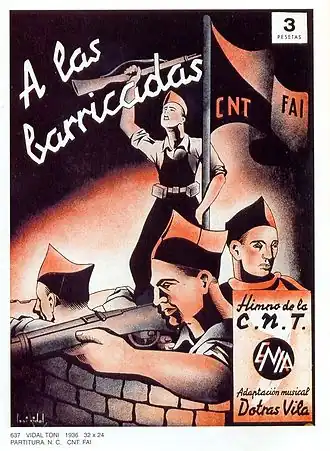 Обложка песни  «A las barricadas»
