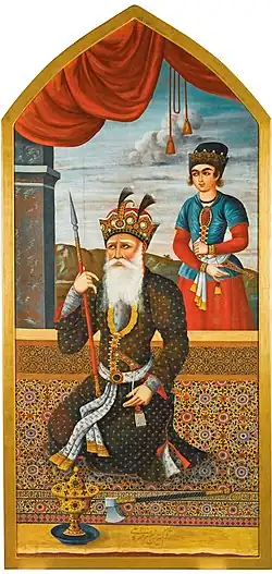 Картина XVIII в. художника Михра Али