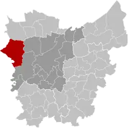 Расположение муниципалитета на карте провинции
