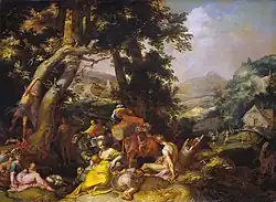 Пейзаж с проповедующим Иоанном Крестителем. Ок. 1660. Холст, масло. Рейксмюсеум, Амстердам