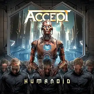 Обложка альбома Accept «Humanoid» (2024)