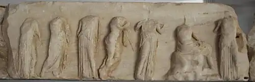 Лето, Аполлон, Артемида, Дионис, Амфитрита, Посейдон, Афина