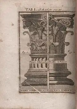 Иллюстрация «Критики Курса архитектуры» издания «Acta Eruditorum». 1694