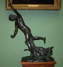 И. Прокофьев. «Актеон, преследуемый собаками», 1785, ГТГ