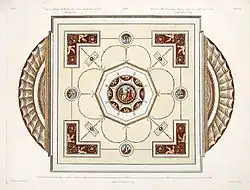 Проект плафона в Дерби-хаус. 1778