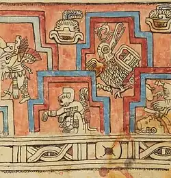 Окраска стуккового рельефа храма в Акан-Че