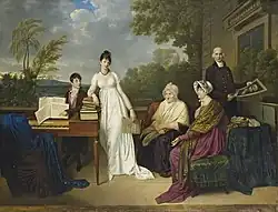 Портрет семьи Понтуа (родственников художницы), 1804