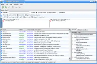 Скриншот программы Adept