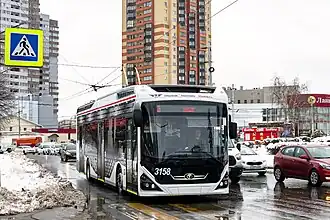 Троллейбус «Адмирал» (рестайлинг 2022 года) в Рязани