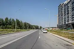 Вид от Петергофского шоссе