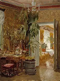 Интерьер усадебного дома, 1888