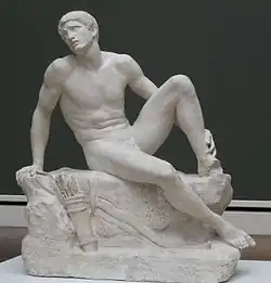 Филоктет. 1886. Мрамор. Новая Пинакотека, Мюнхен