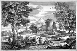 Старая женщина. Офорт