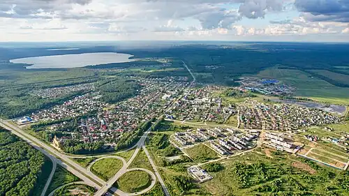 Вид на Балтым с высоты