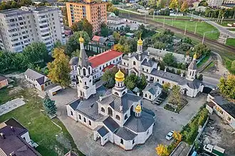 Общий вид монастыря с воздуха