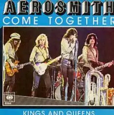 Обложка сингла Aerosmith «Come Together» (1978)