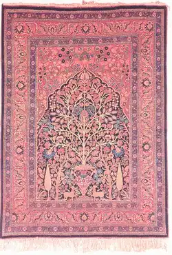 Ковёр «Агаджлы». Тебризская школа. Конец XIX века.