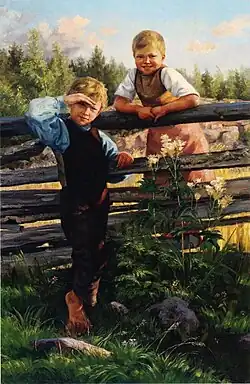 У дороги, 1888