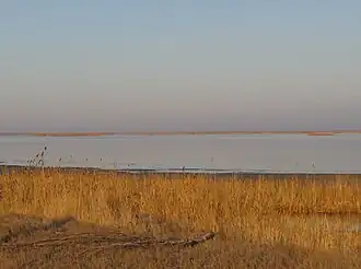 Вид на озеро Айке осенью 2006 года.