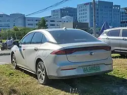 Aion S, вид сзади