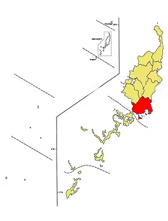 Аираи на карте