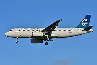 Airbus A320-232 авиакомпании Air New Zealand, идентичный разбившемуся
