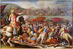 Батальная сцена. Миниатюра