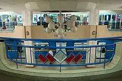 Вид с галереи над путями