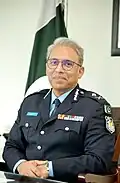 Генеральный инспектор полиции Исламабада Akbar Nasir Khan в 2022 году