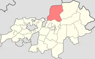 Акбелский сельский округ на карте