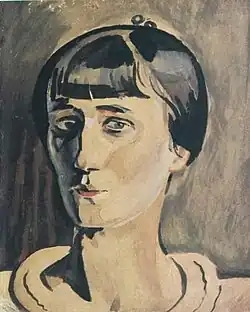 Л. А. Бруни. Портрет А. А. Ахматовой, 1922 год. Государственный Литературный музей.