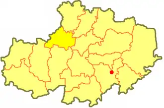 Сандыктауский район на карте