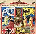 Герб и знамя Священной Римской империи германской нации в рисунке Альбрехта Альтдорфера, 1480 –1538