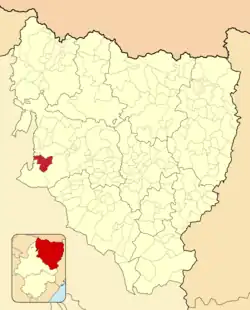 Расположение муниципалитета на карте провинции