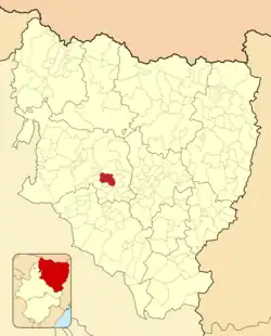 Расположение муниципалитета на карте провинции