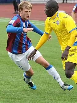 В составе «Волги», 2012 год (слева)