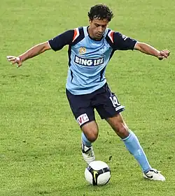 во время матча за «Сидней»