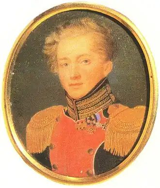 Портрет А. Ф. фон дер Бриггена, начало 1820-х гг.