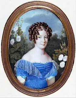 Портрет великой княгини Александры Фёдоровны,конец 1810-х - начало 1820-х гг.