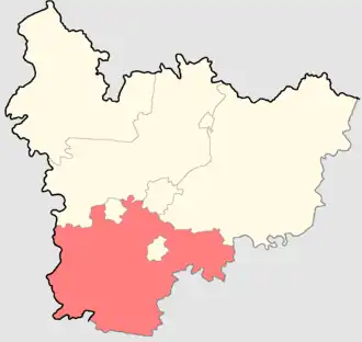 Каринское сельское поселение на карте