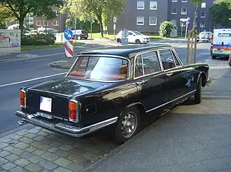 2600 Berlina вид сзади.