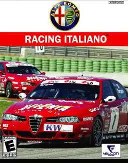 Обложка  Alfa Romeo Racing Italiano для PlayStation 2 (Североамериканская версия)