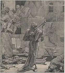 «Смерть-убийца» (нем. Der Tod als Würger), 1842 год.
