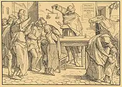 Лист 3 «Одурачивание народа» (нем. Die Betörung des Volkes)