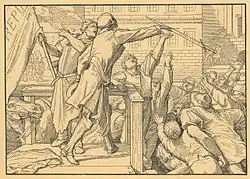 Лист 4 «Агитация к мятежу» (нем. Aufreizung zum Aufstand)