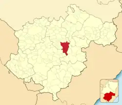 Расположение муниципалитета на карте провинции