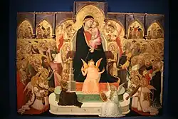 Маэста Масса-Мариттима. 1335. Дерево, темпера. Музей религиозного искусства, Масса-Мариттима